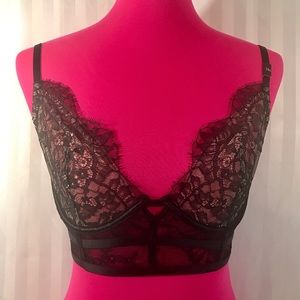 Victoria's Secret 34DD Lace Black Demi Very Sexy